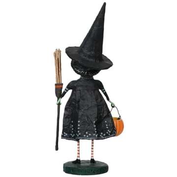 Lori Mitchell Wicked Witch Figure - Whimsical Halloween Decor