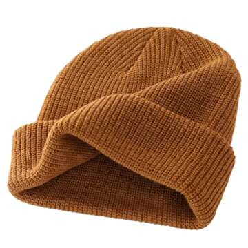 Connectyle Classic Warm Acrylic Knit Beanie for Winter