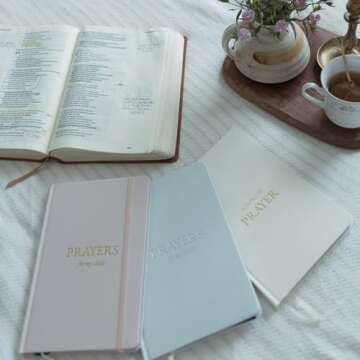 Mr. Pen- Prayer Journal for Women and Men, 8.4"x5.7", 80 Sheets, Light Beige, Bible Journal for Women, Prayer Journal for Woman, Christian Journals for Women, Devotional Journal for Women