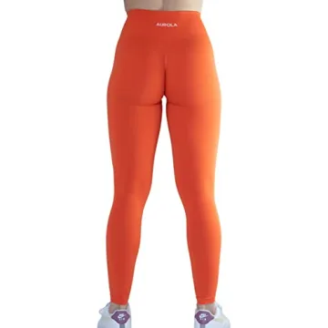 Seamless Scrunch Leggings for Women 7/8 Tummy Control Activewear
