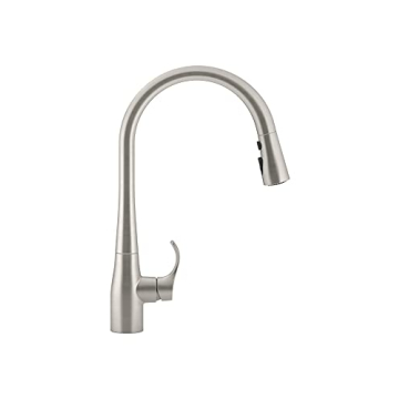 KOHLER Pull Down Kitchen Faucet with 3 Spray Functions