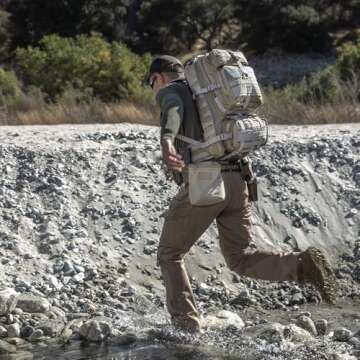 MAXPEDITION Gyrfalcon Backpack (Khaki-Foliage) 36L Tactical Backpack with Detachable Waist Pack, MOLLE Internal Frame Rucksack, Military Survival Pack, Bug Out Bag, PT1054KF