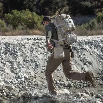 MAXPEDITION Gyrfalcon Backpack (Khaki-Foliage) 36L Tactical Backpack with Detachable Waist Pack, MOLLE Internal Frame Rucksack, Military Survival Pack, Bug Out Bag, PT1054KF