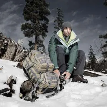 MAXPEDITION Gyrfalcon Backpack (Khaki-Foliage) 36L Tactical Backpack with Detachable Waist Pack, MOLLE Internal Frame Rucksack, Military Survival Pack, Bug Out Bag, PT1054KF