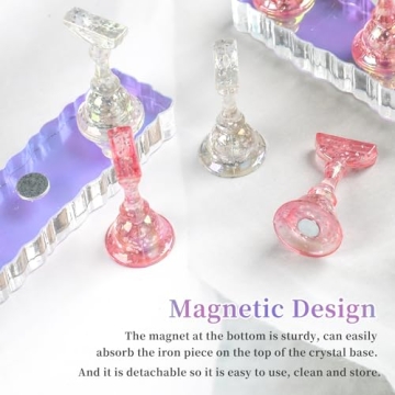 BQAN 2 Set Aurora Acrylic Nail Holder for Art