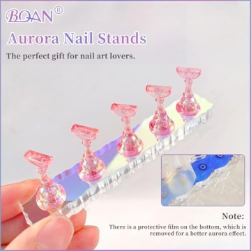 BQAN 2 Set Aurora Acrylic Nail Holder for Art