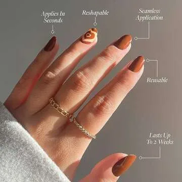 Stylish Glamnetic Press-on Nails with Long-Lasting Glue