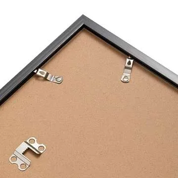 eletecpro 12.5x12.5 Black Record Frame, Sturdy and Lightweight, PVC Album Frame Made to Display Vinyl Records, Home Decor LP Record Frame for Wall Easy to Hang Suit to 12x12 LP Covers, 4 Pack