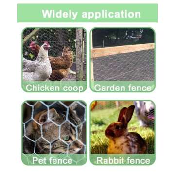 Vnesovo Galvanized Chicken Wire Mesh for Garden Use