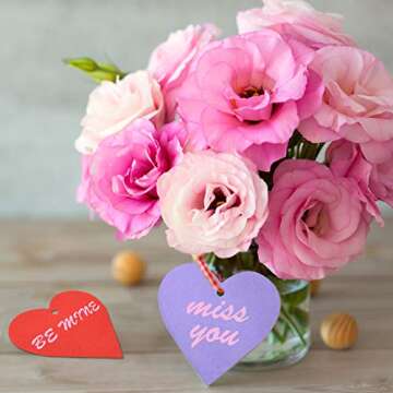 Heart Shape Paper Cutouts - 400 Valentine's Gift Tags