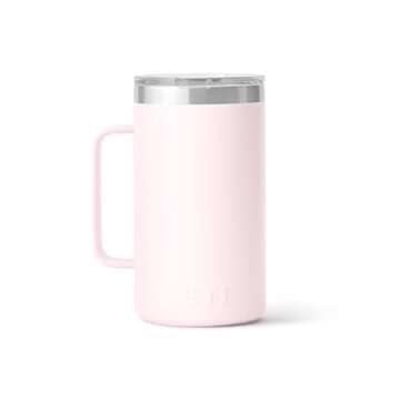 YETI Rambler 24 oz Mug, Vacuum Insulated, Stainless Steel with MagSlider Lid, Ice Pink