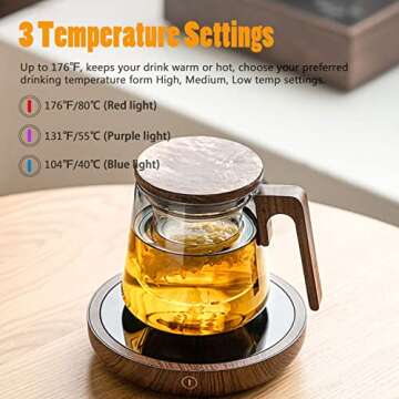 KRGMNHR Coffee Mug Warmer with Auto Shut Off
