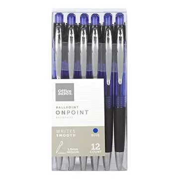 Office Depot Soft-Grip Pens for Effortless Writing