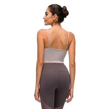 Stylish Workout Tops for Women - Padded Crop Camisole