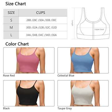 Summer Workout Tops for Women Sports Bras Camisole Crop Padded Tank Tops Cute Cami Shirts Clothes for Teen Girls Grey