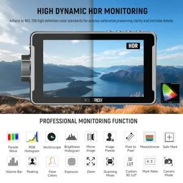 VILTROX DC-550 Pro Camera Monitor with 4K HDMI