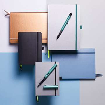 Lamy AL-star Fountain Pen - Elegant Design Cool Pens, Best Pens For Smooth Writing, Light Aluminum - Graphite Fine Point Pen