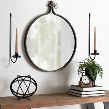 Remenna Metal Candle Sconces - Stylish Wall Holders Set