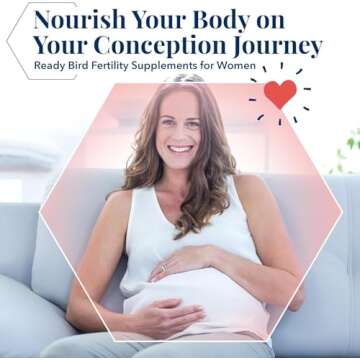 Best Nest Wellness Women's Fertility - Daily Multivitamin for Pregnancy Support - Supplement with Methylated Vitamins Aids Conception - Nutritional Supplement with Ashwagandha & Folate - 30 Tablets