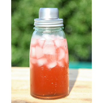 Lily's Home Mason Jar Cocktail Shaker Lid for Martinis