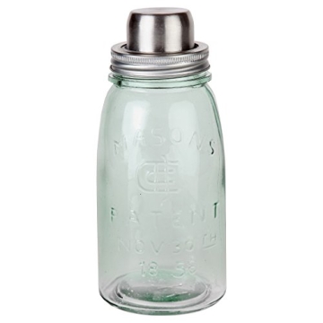 Lily's Home Mason Jar Cocktail Shaker Lid for Martinis