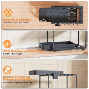 COYACOOL Double Sliding Under Sink Organizers for Home