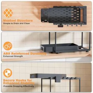 COYACOOL Double Sliding Under Sink Organizers for Home