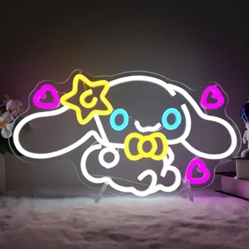 Cute Anime Neon Light - Dimmable LED Decor for Kids
