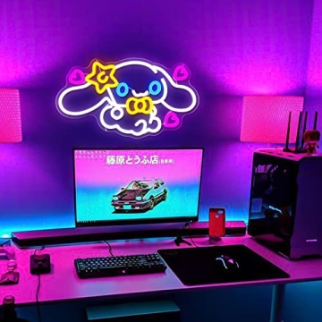 Cute Anime Neon Light - Dimmable LED Decor for Kids