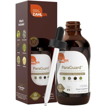 Zahler - ParaGuard Liquid Drops - Gut Health Supplement - Formula has Wormwood, Garlic Bulb, Pumpkin Seed, Clove & More - Natural Support for Humans - Certified Kosher (4 Oz) (4 oz., Drop)