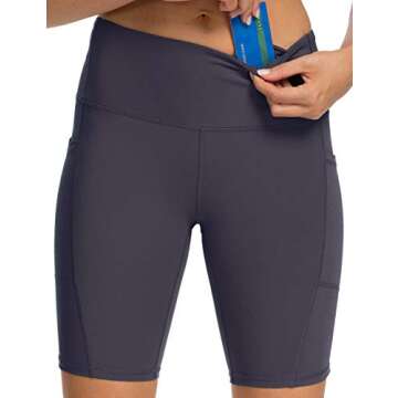 oyioyiyo Biker Shorts for Women High Waist Workout Yoga Running Spandex Shorts