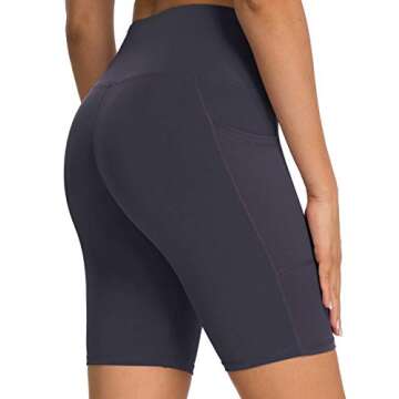 oyioyiyo Biker Shorts for Women High Waist Workout Yoga Running Spandex Shorts