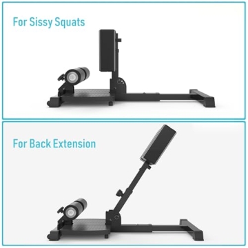 Leikefitness Multi-Function Sissy Squat Bench for Home Gym
