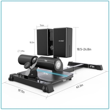 Leikefitness Multi-Function Sissy Squat Bench for Home Gym