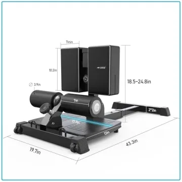 Leikefitness Multi-Function Sissy Squat Bench for Home Gym