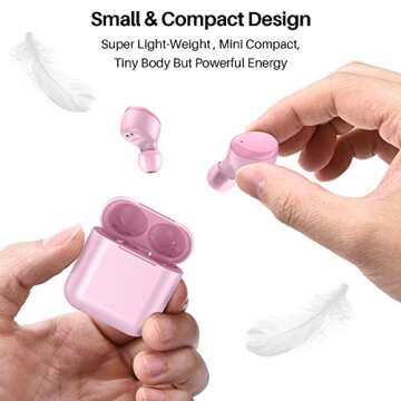 TOZO T6 True Wireless Earbuds Bluetooth 5.3 Headphones Touch Control with Wireless Charging Case IPX...