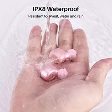 TOZO T6 True Wireless Earbuds Bluetooth 5.3 Headphones Touch Control with Wireless Charging Case IPX8 Waterproof Stereo Earphones in-Ear Built-in Mic Headset Premium Deep Bass 32 EQs via APP