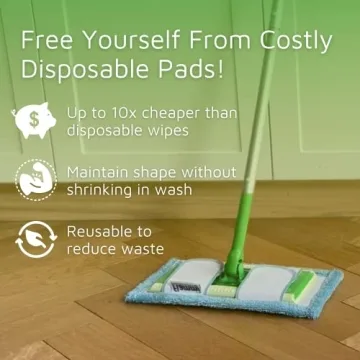 Reusable Mop Pad for Swiffer Sweeper, Eco-Friendly & Durable