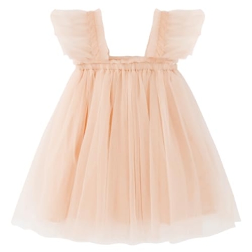 AGQT Baby Girls Tutu Dress Sleeveless Toddler Infant Tulle Tutu Dresses Birthday Party Flower Weddin...