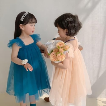 AGQT Toddler Tulle Dress for Little Girls Parties