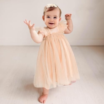 AGQT Toddler Tulle Dress for Little Girls Parties