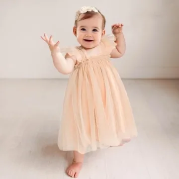 AGQT Toddler Tulle Dress for Little Girls Parties