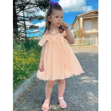AGQT Toddler Tulle Dress for Little Girls Parties