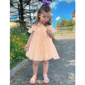 AGQT Toddler Tulle Dress for Little Girls Parties