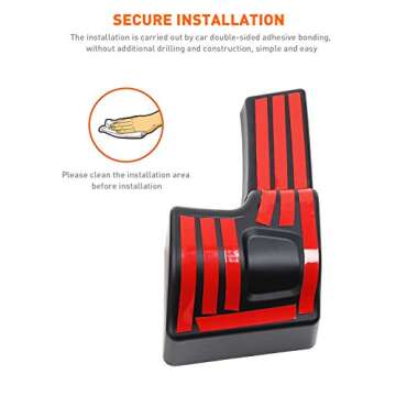 Savadicar RBR Wheel Well Storage Bin Rear Trunk Organizer for 2018-2023 Jeep Wrangler JL JLU 2/4 Doo...