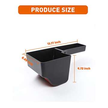 Savadicar RBR Wheel Well Storage Bin Rear Trunk Organizer for 2018-2023 Jeep Wrangler JL JLU 2/4 Door, Interior Accessories, Left Side, Black