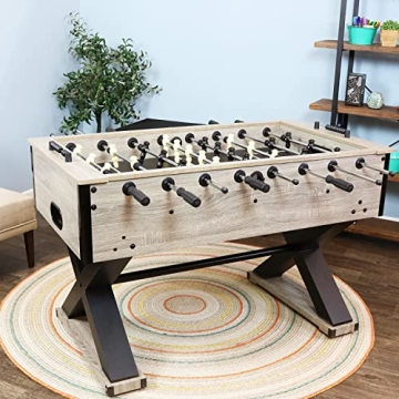 Sunnydaze Foosball Table - Fun for All Ages in Elegant Design