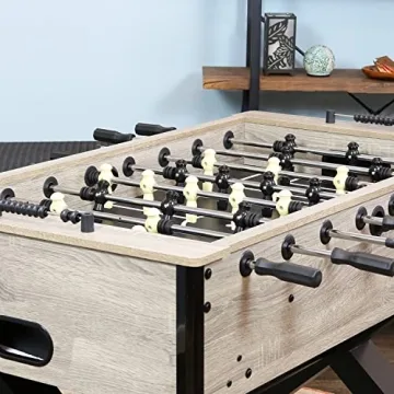 Sunnydaze Foosball Table - Fun for All Ages in Elegant Design
