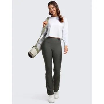 CRZ YOGA Pima Cotton Long Sleeve Cropped Shirt