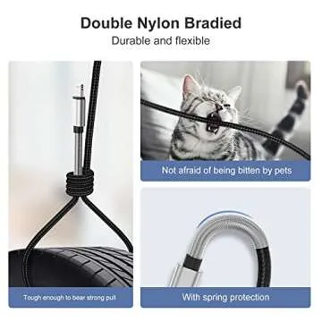 Cabepow 15 FT Extra Long iPhone Charger Cord,[Apple MFi Certified] Long Apple Lightning Cable 5M,2.4A Nylon Braided iPhone Fast Charging Cord for iPhone 14/14pro/13/12/11/11Pro/X/XS/XR/XS Max/8/7